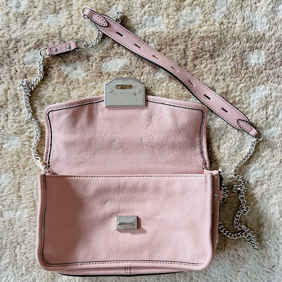 Rag & Bone Field Clutch Convertible Crossbody Mini Bag In Nude/ Pink - Picture 6 of 16